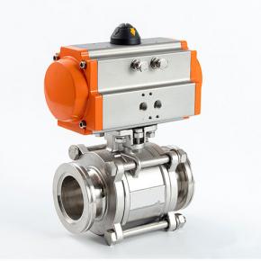 Vacuum pneumatic ball valve